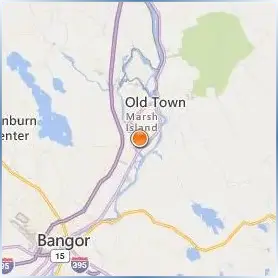 University of Maine Location Map