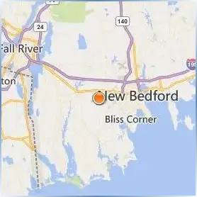 University of Massachusetts Dartmouth Location Map