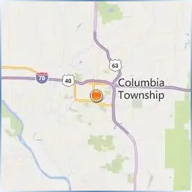 University of Missouri Columbia Location Map