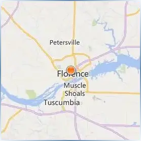 University of North Alabama Location Map University of North Alabama Location Map