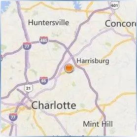 University of North Carolina at Charlotte Location Map