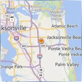 University of North Florida Location Map