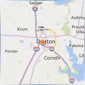 University of North Texas Location Map