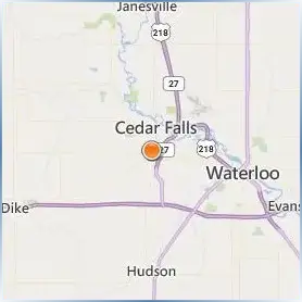 University of Northern Iowa Location Map University of Northern Iowa Location Map