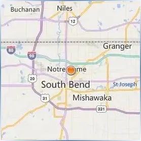 University of Notre Dame Location Map University of Notre Dame Location Map