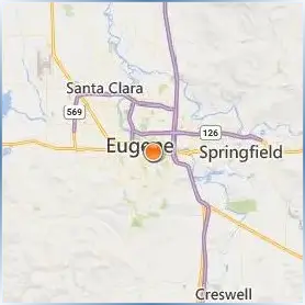 University of Oregon Location Map