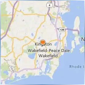 University of Rhode Island Location Map