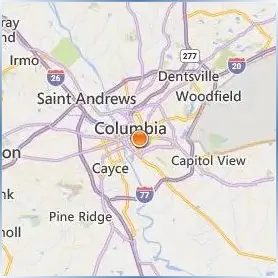 University of South Carolina Columbia Location Map University of South Carolina Columbia Location Map