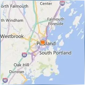 University of Southern Maine Location Map