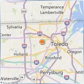 University of Toledo Location Map