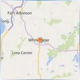 University of Wisconsin Whitewater Location Map