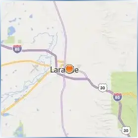 University of Wyoming Location Map