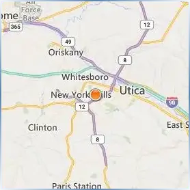 Utica University Location Map