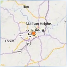 Virginia University of Lynchburg Location Map Virginia University of Lynchburg Location Map