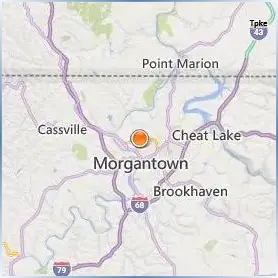 West Virginia University Hospital Departments of Rad Tech and Nutrition Location Map West Virginia University Hospital Departments of Rad Tech and Nutrition Location Map