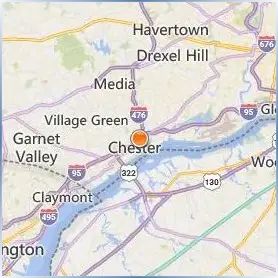 Widener University Location Map